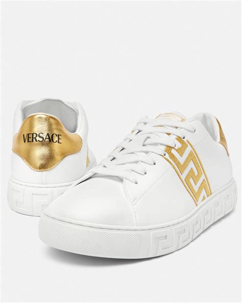 greca embroidered sneakers